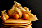 Pancakes with Physalis