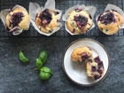 Blueberry Basil Muffins